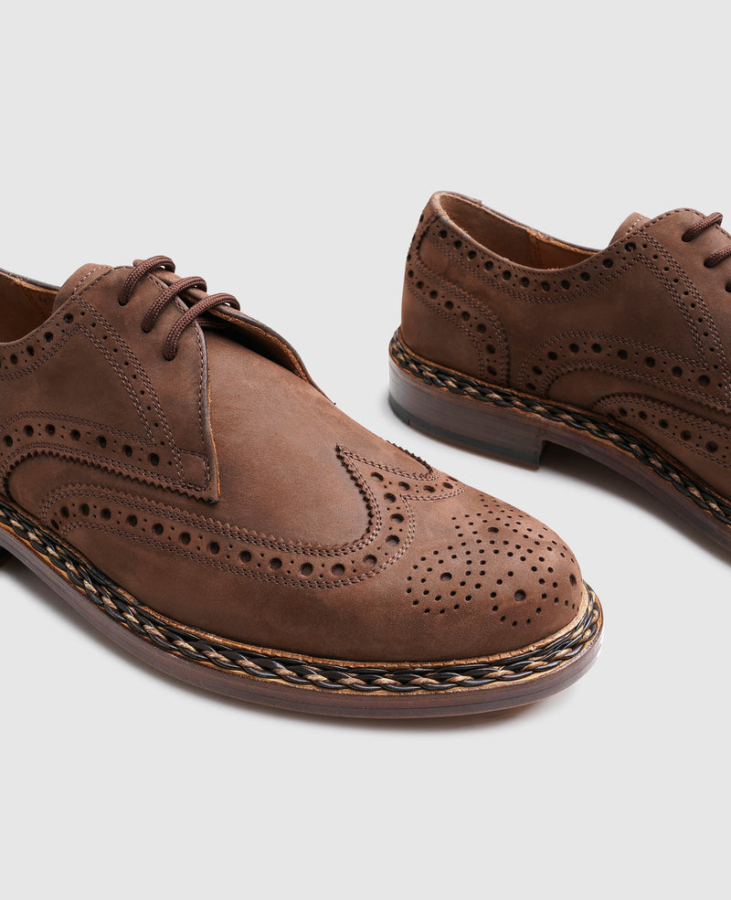 Buda Full-Brogue J - Coffee