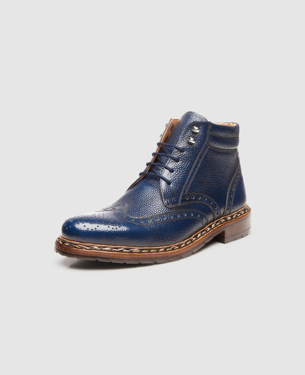 Buda Full-Brogue AG - Blau