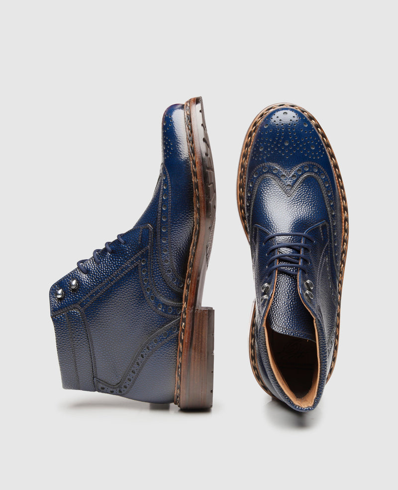 Buda Full-Brogue AG - Blau