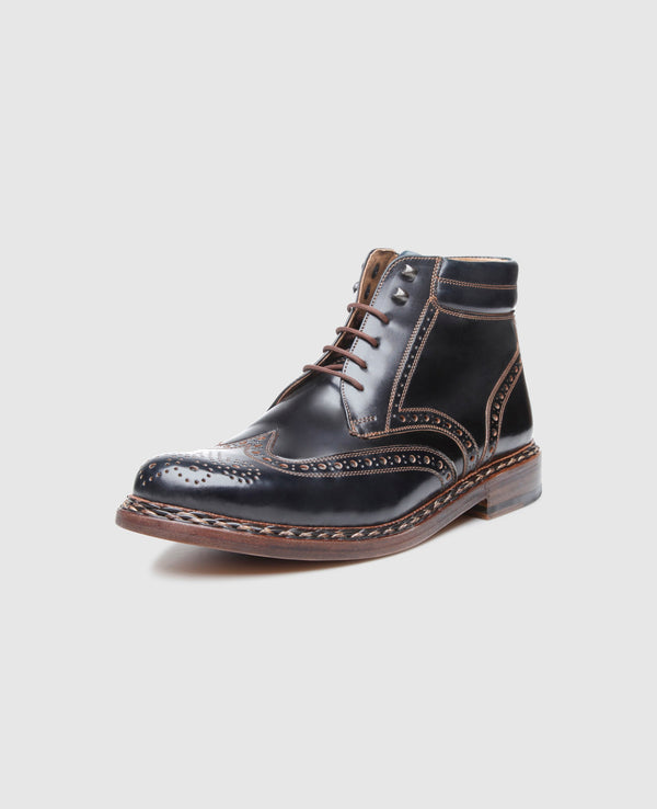 Buda Full-Brogue C - Schwarz