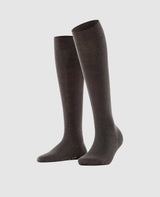 FALKE Softmerino Damen Kniestrümpfe - darkbrown