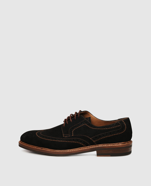 Luzern Full-Brogue V - Schwarz