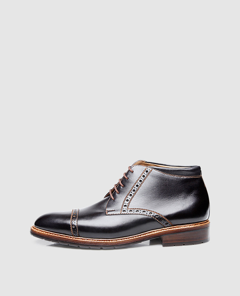 Luzern Quarter-Brogue SC - Schwarz