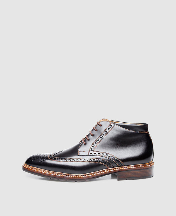 Luzern Full-Brogue SC - Schwarz