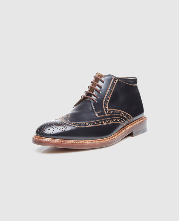 Luzern Full-Brogue C - Schwarz