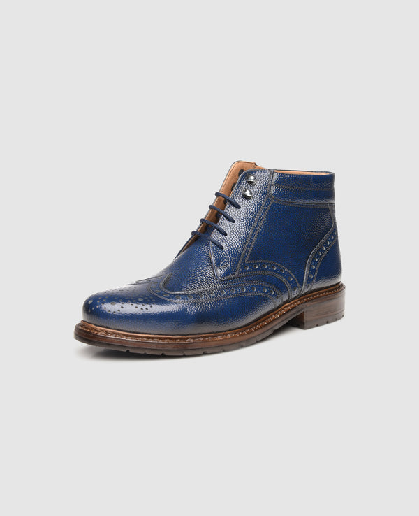 Janosh K Full-Brogue AG - Blau