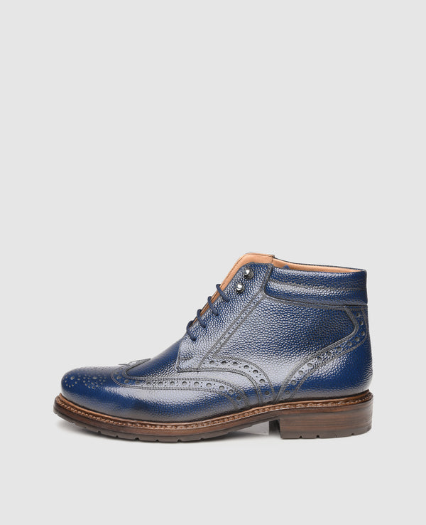 Janosh K Full-Brogue AG - Blau