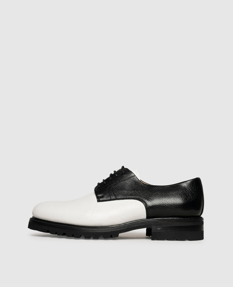 Shoepassion Modisch-elegante Derby Herrenschuhe mit auffälliger Profilsohle Shoepassion