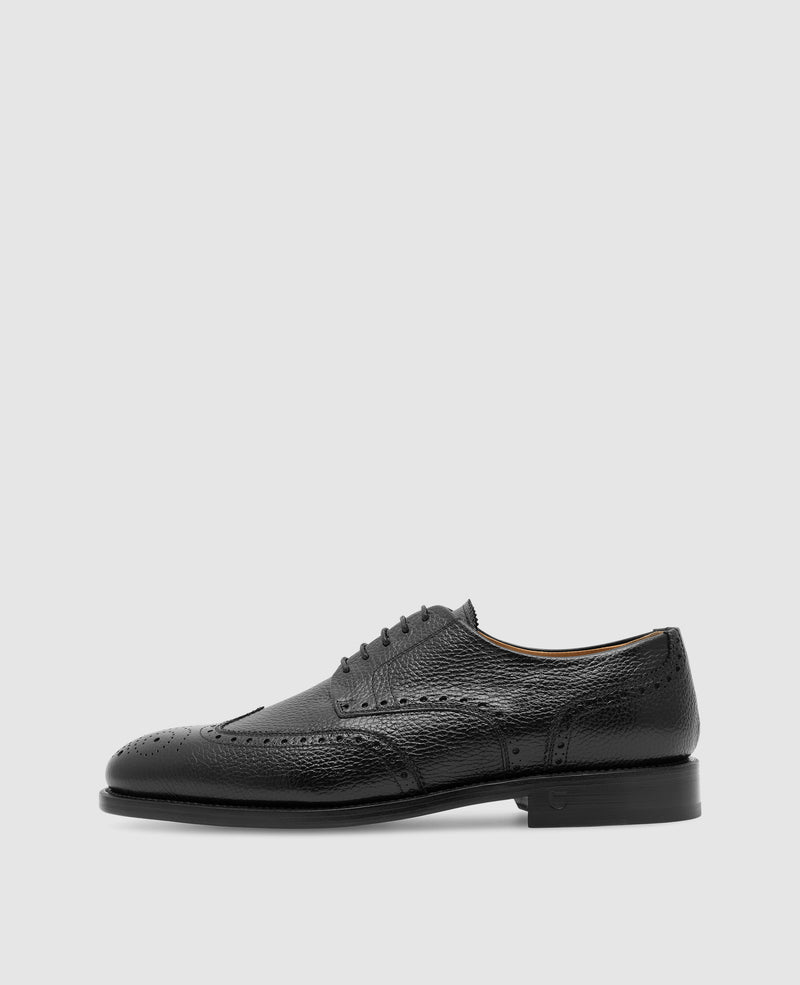 Shoepassion Winston-FBD Full-Brogue Derby in Black - Henry Stevens Shoepassion