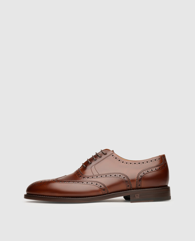 Shoepassion Rahmengenähter Full-Brogue Oxford Herrenschuh Henry Stevens Shoepassion