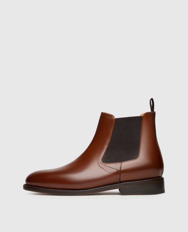 Shoepassion Rahmengenähter Damen Chelsea Boot aus Kalbsleder Henry Stevens Shoepassion