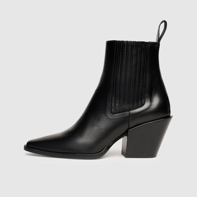 Leder-Stiefeletten für Damen