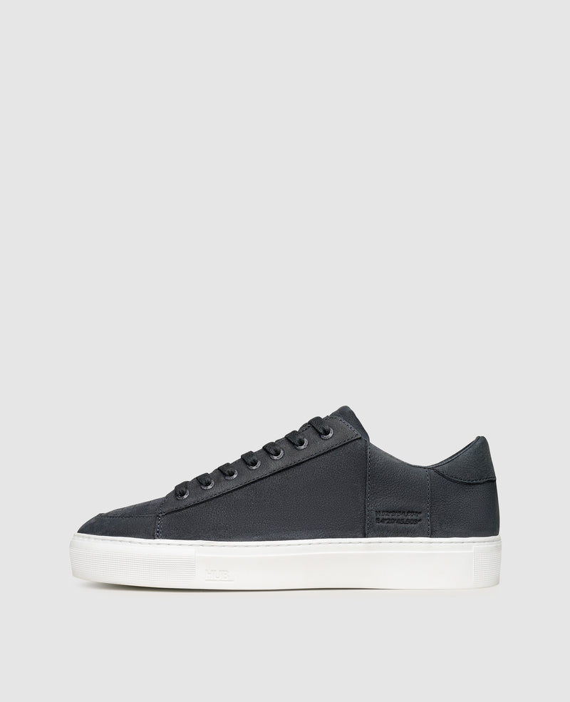 Shoepassion Herren Low-Top Sneaker aus Rauleder HUB bei Shoepassion