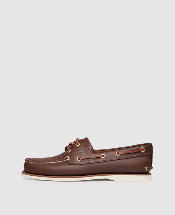 Men's 2 Eye Boat Shoe - Mittelbraun